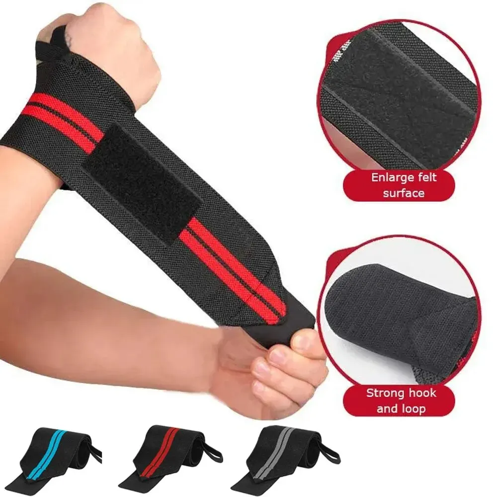 Adjustable Wrist Straps Men And Women Elastic Wristband and Wrist Fixers of Athletes Powerlifting Wrist Straps 1PC