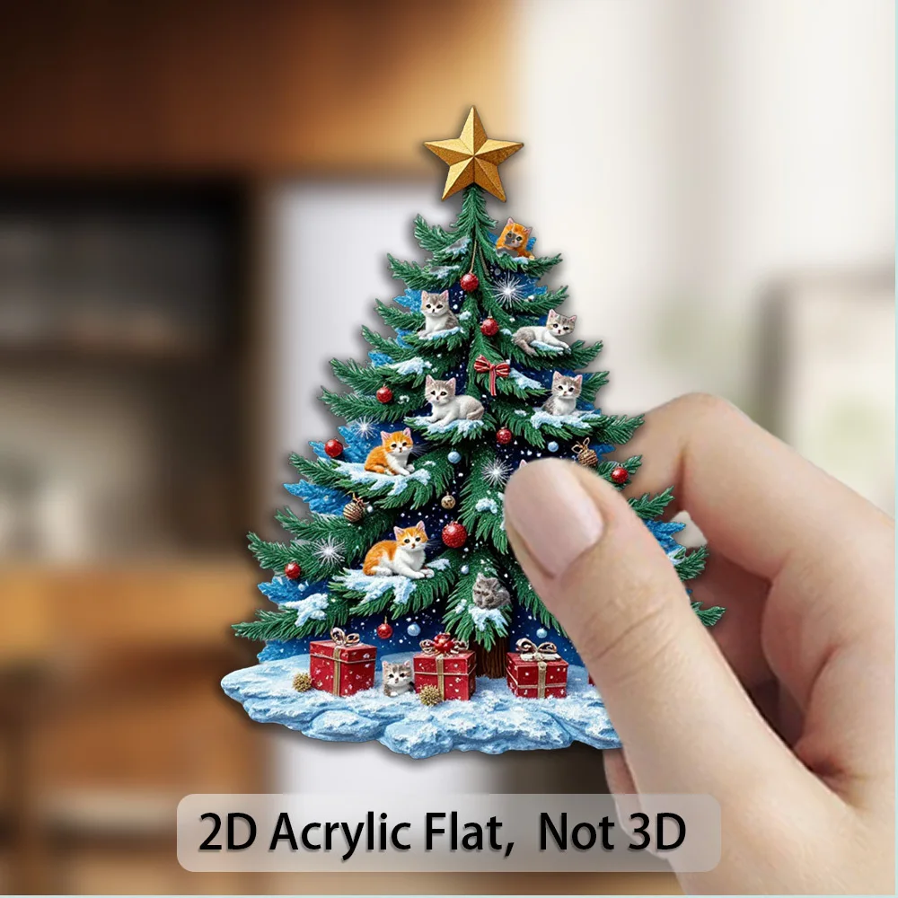 1pc Vintage Acrylic Fridge Magnet. Decor for Fridge, Mailbox & Party. Perfect for Kitchen, Dining Room & Office