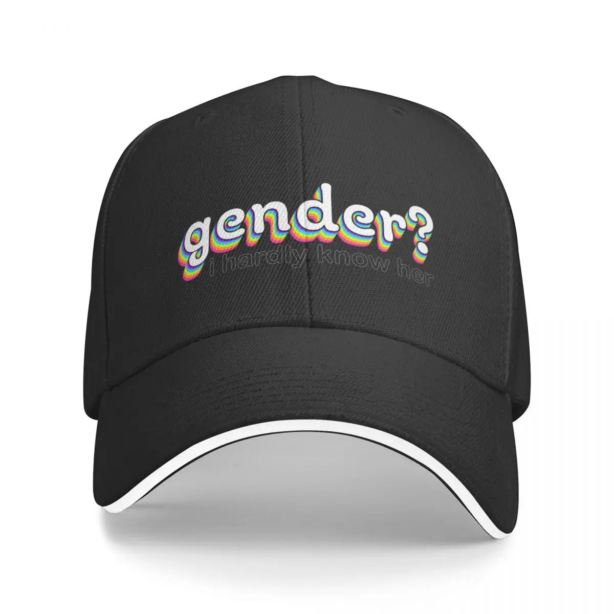 

gender i hardly know her Baseball Cap Luxury Cap Hat Baseball Cap Hat Luxury Brand Woman Hats Men's