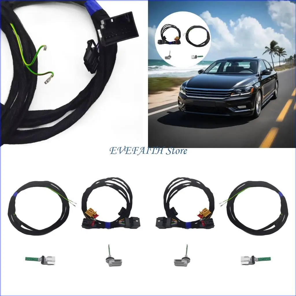 

124B Easy Upgrade Harness Strong Temperature Cable Harness for Automotive MQB