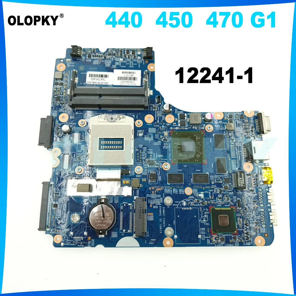 

12241-1 For HP Probook 440 G1 450 G1 470 G1 Laptop Motherboard 734083-501 734084-601 HD8750 SR17D 48.4YW05.011 DDR3 Fully tested
