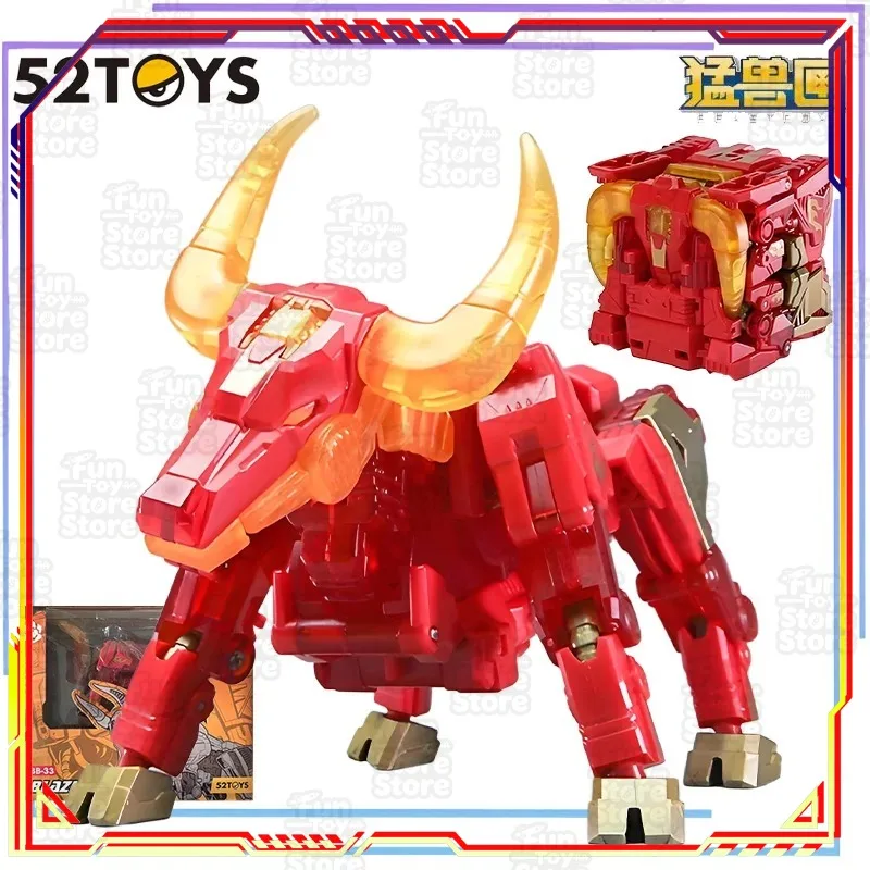 

52TOYS Beast Box BB-33 Hot Spear: Деформируемая аниме-фигурка, коллекционная модель, набор для сборки, официальная лицензированная продукция