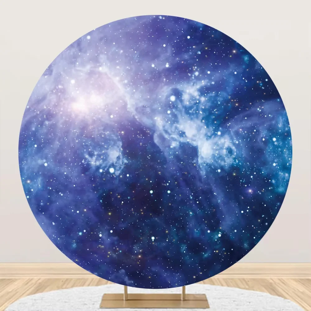 Solar System Planets Photography Background Space Galaxy Kids Portrait Baby Shower Birthday Party Home Decoration Photo Backdrop