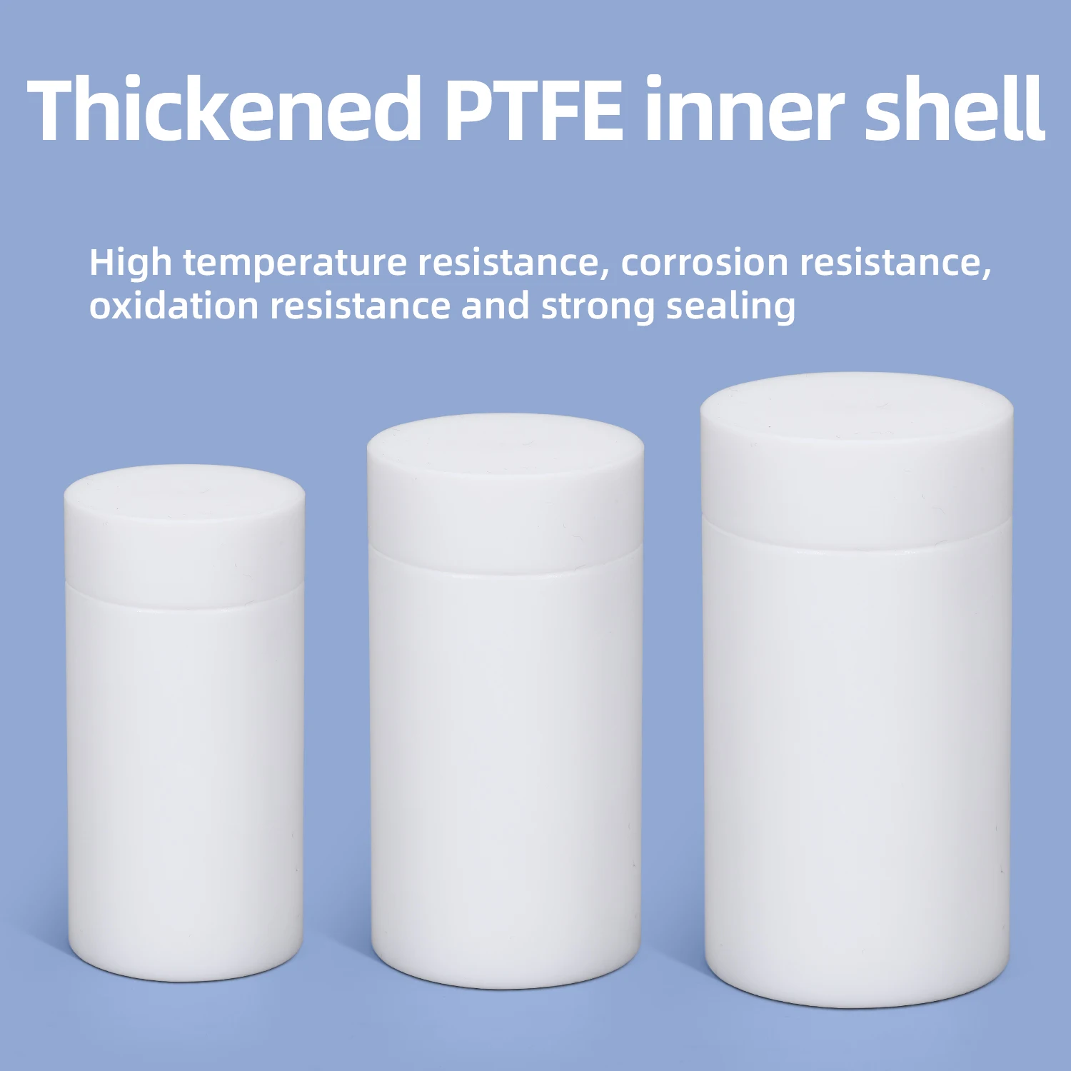 Factory Hot Sale Lab Use PTFE Hydrothermal Synthesis Reactor 5ml to 500ml Reaction Kettle with 220v Pressure Vessel