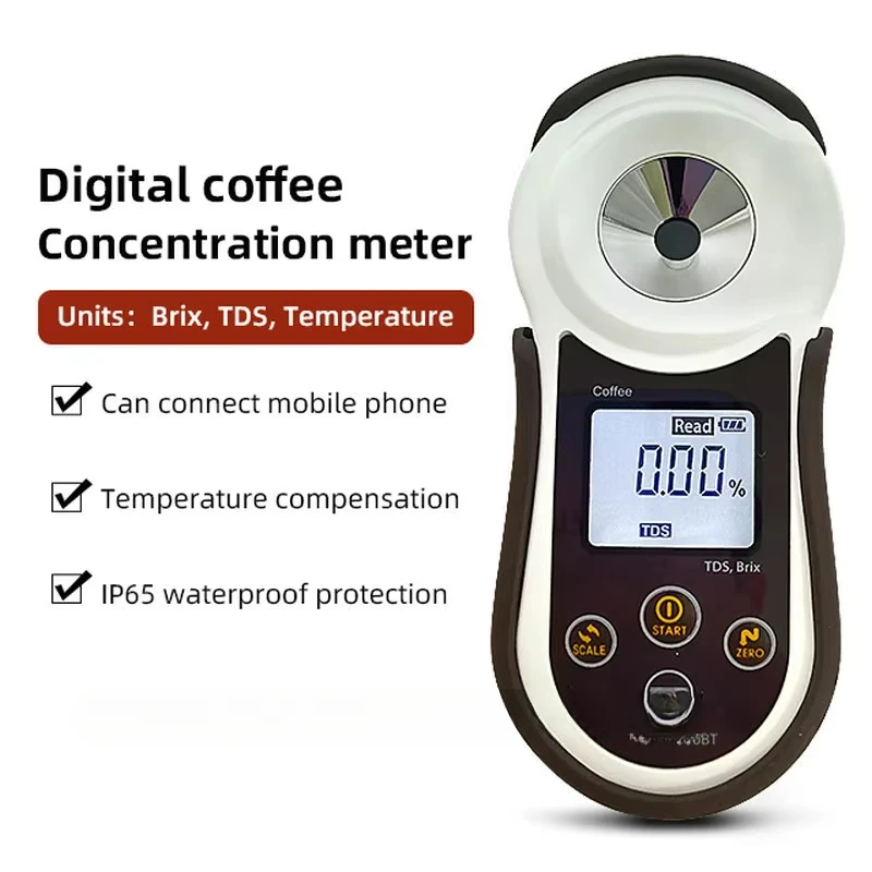 Digital RCM-1000BT Coffee Refractometer Coffee BRIX/TDS Concentration Meter