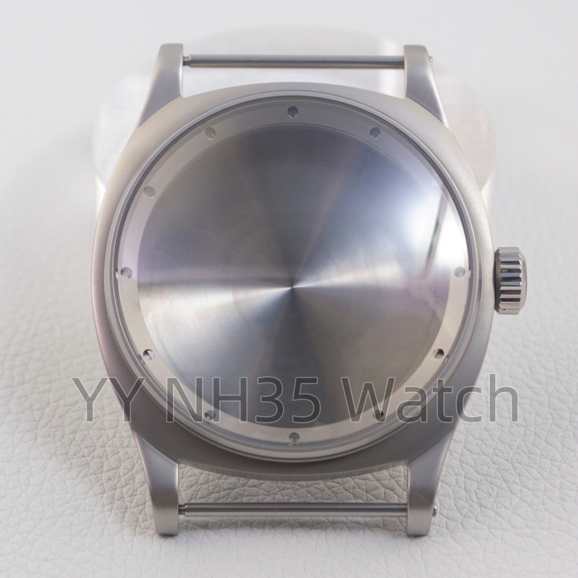 

Винтажный корпус для часов из нержавеющей стали с песочной отделкой, 46,5 мм, водонепроницаемость 10 бар, ретро-зеленые светящиеся стрелки для 3646HL ETA6497/6498/ST3600