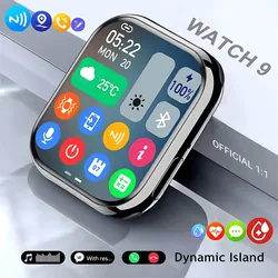 Reloj inteligente deportivo para hombre y mujer, pulsera con GPS, pantalla de temperatura corporal, Fitness, Serie 8, Original, para Apple, novedad de 2024