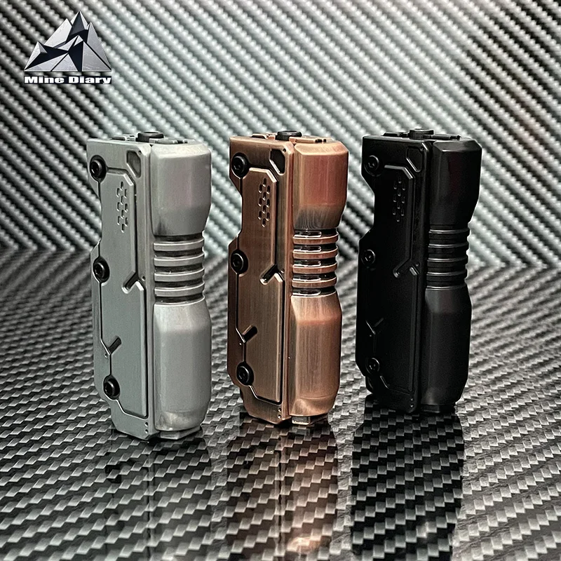 Muzzle EDC Fidget Slider Zinklegierung Fidget Toys ADHS Tool Stressabbau- und Entspannungsspielzeug für Erwachsene Freizeit Push Slider