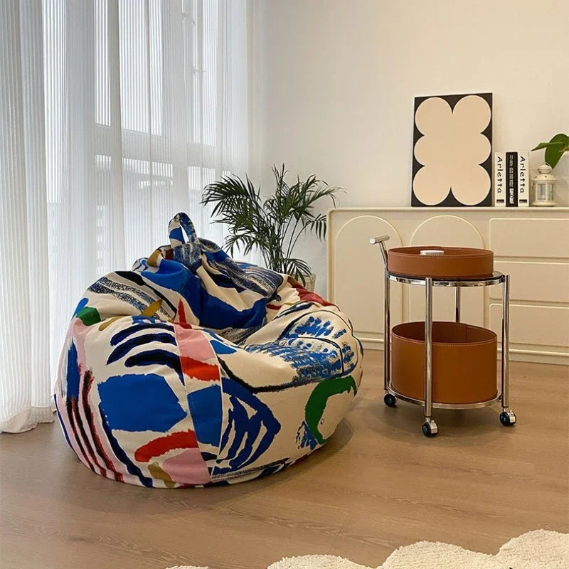 

Graffiti lazy sofa bean bag creative Internet celebrity designer living room bedroom balcony