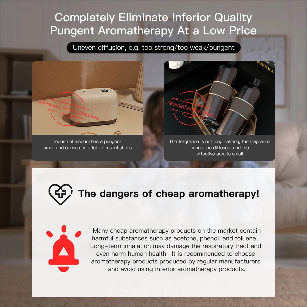 NAMSTE 500ml aceites esenciales aromáticos naturales puros para difusor humidificador aromaterapia jazmín lavanda Aroma aceite Perfume Spray