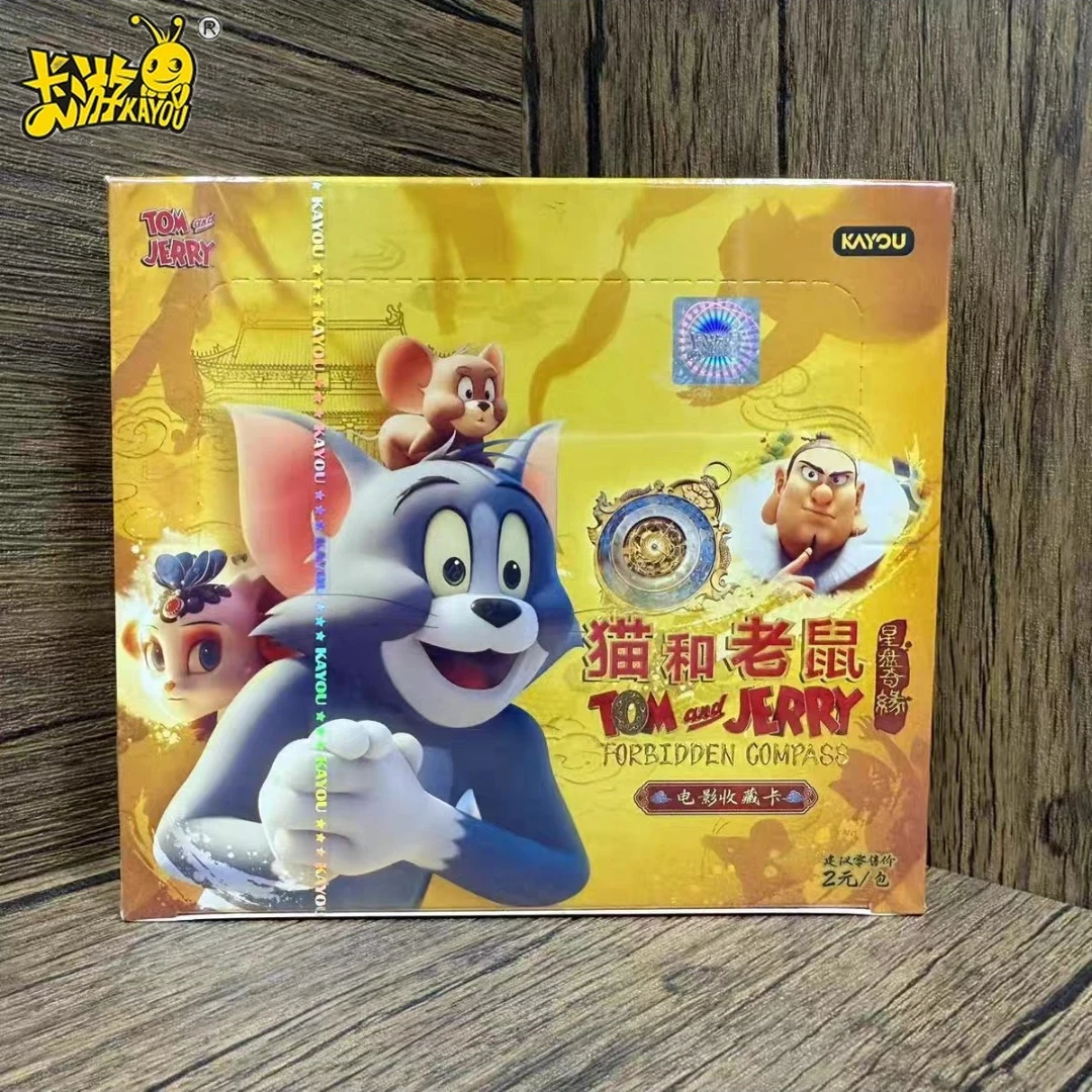 

Оригинальные коллекционные карты Kayou Tom and Jerry, серия фильмов Star Disk, SCR, специальные цветные редкие карты, запечатанная упаковка, ограниченная серия, подарок