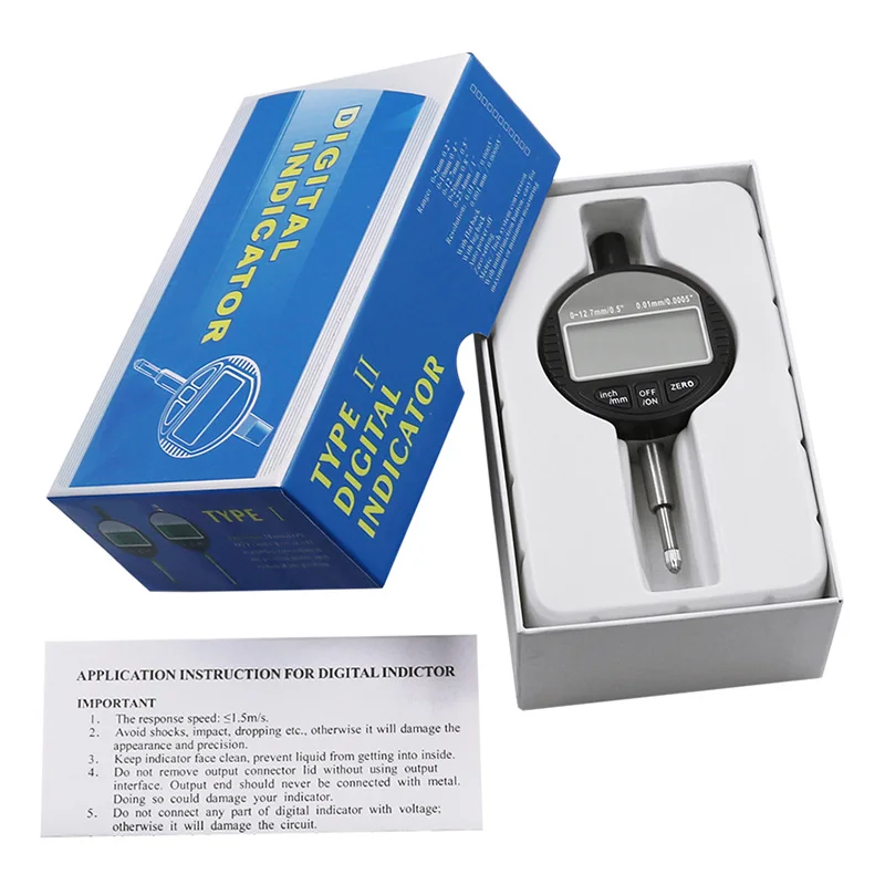 0.001mm/0.01mm Electronic Micrometer 0.00005