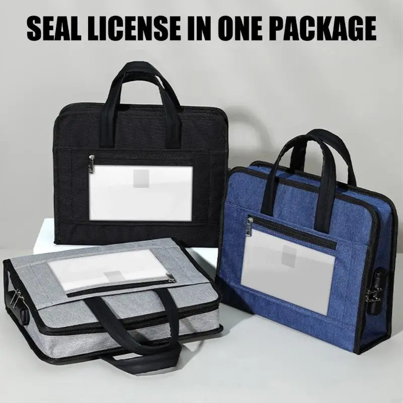 حقيبة ملفات حاملات ذات سعة كبيرة للمستندات والكتب اليومية الأساسية تصميم موفر للمساحة للمنازل الصغيرة والسفر 896C #6