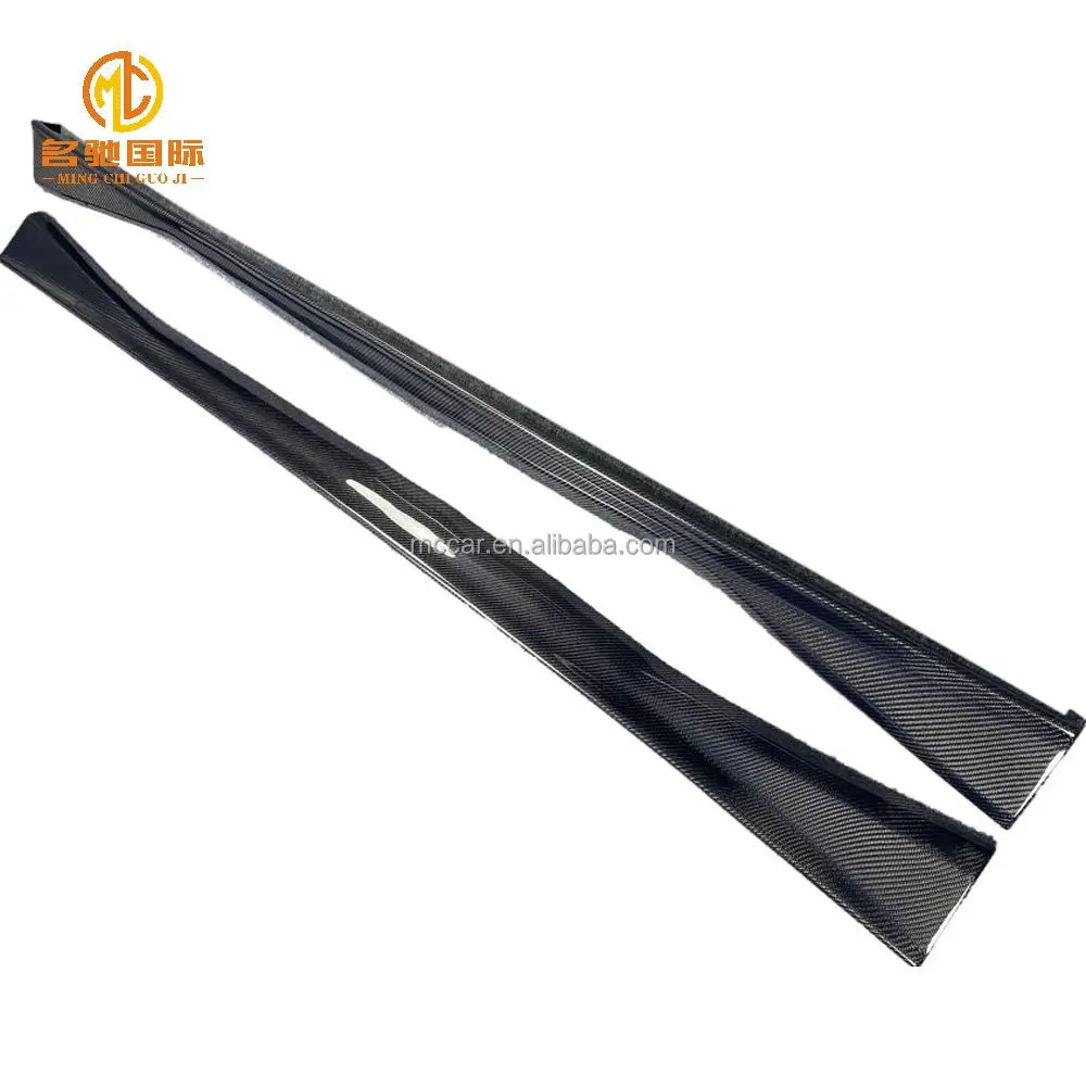 Carbon fiber car bumper side skirt For Infiniti FX35 FX37 QX70 side skirt