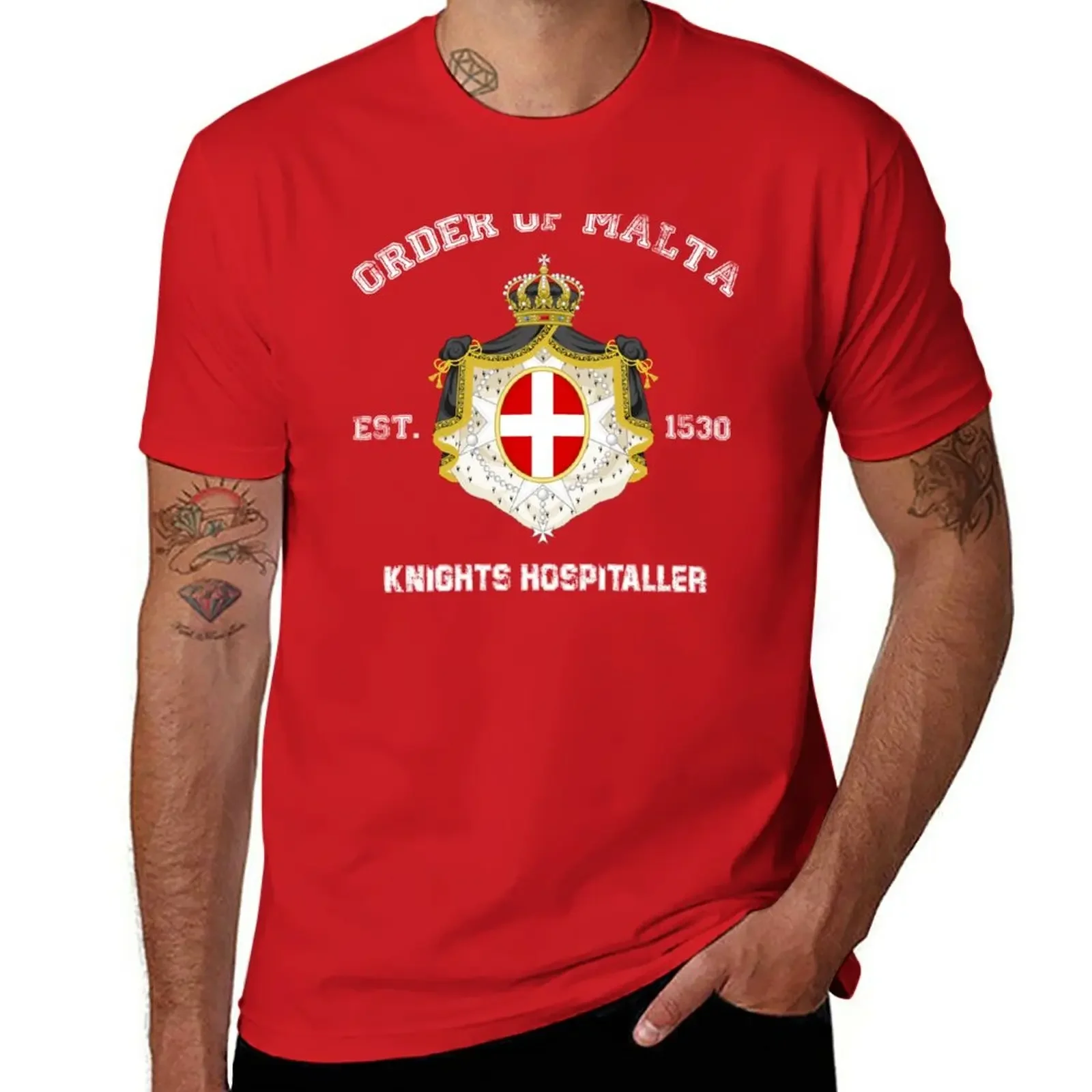 New Order of Malta T-Shirt cat shirts plus size t shirts sweat shirts plain t men