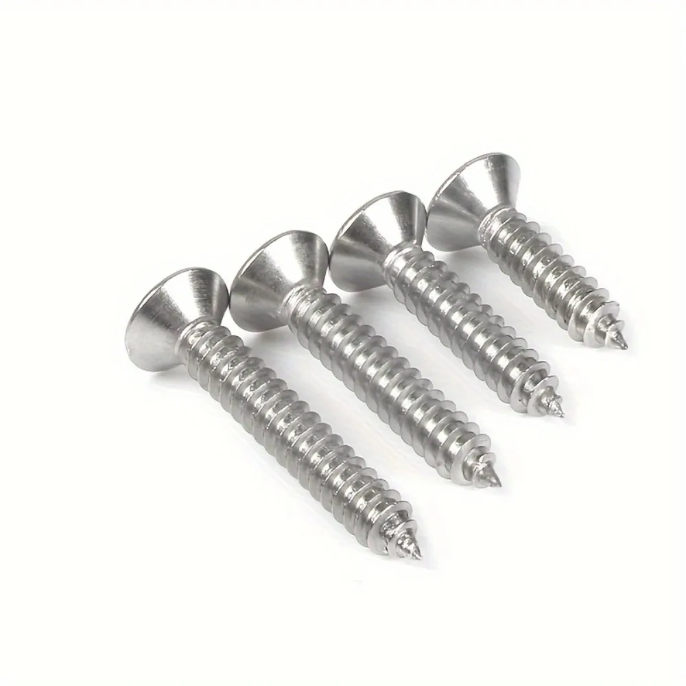 530-piece stainless steel self-tapping screw set, M2, M3, M4, wood locking screws, suitable for locking wood and metal.