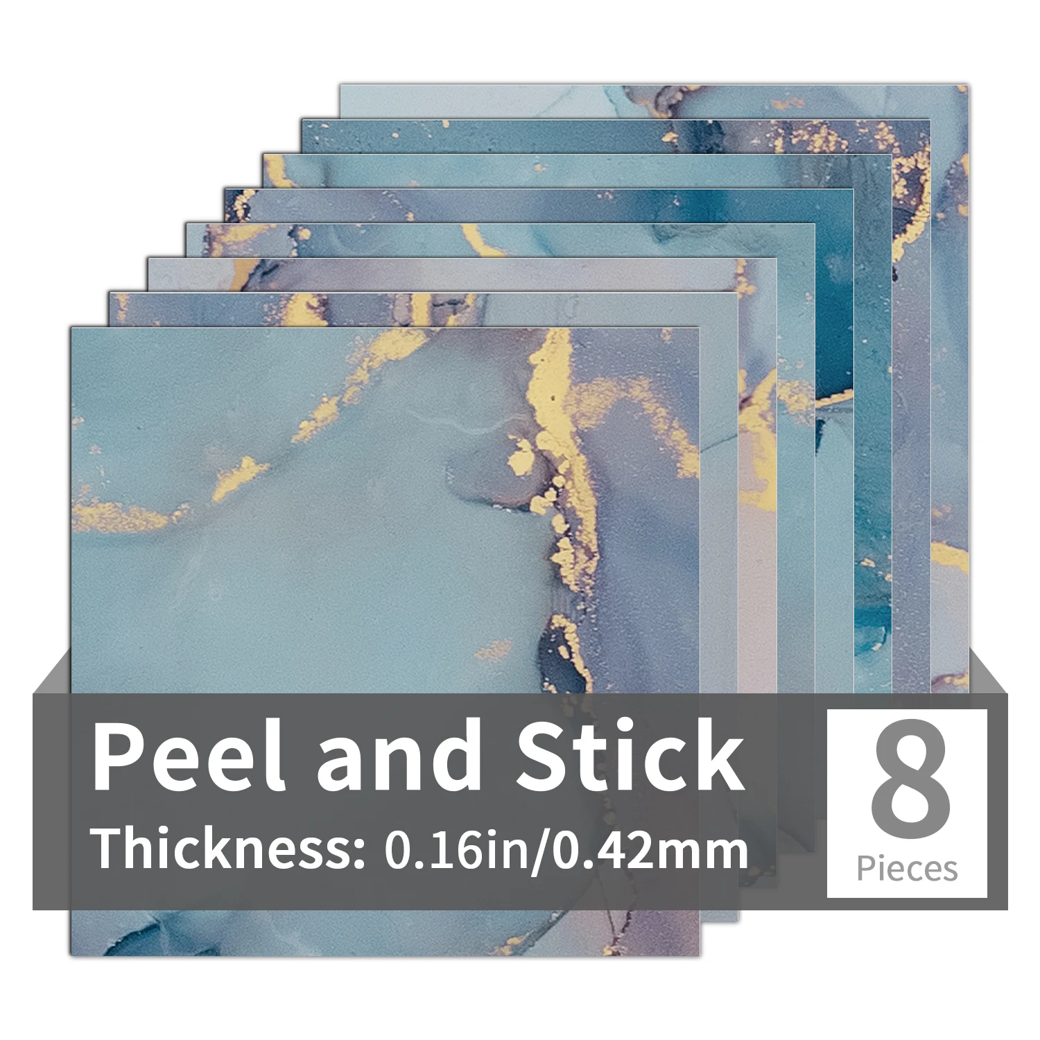 

Self-Adhesive PVC Wall Stickers Marble Pattern Waterproof Scratch-Resistant for Kitchen Bathroom 15x15/20x20/30x30cm