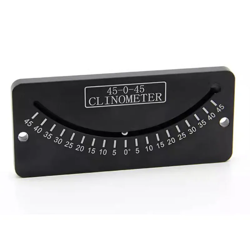 Precision Inclinometer and Slope Meter (127mm) - Aluminum Alloy Inclinometer with Bubble Level