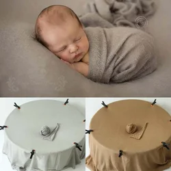 Newborn Photography Props Blanket Baby Wraps Backdrop Mat Photo Shooting Accessories Studio Background Mohair Elastic Fabric