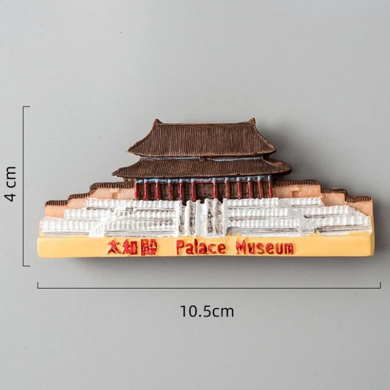 3D pechino souvenir da viaggio magneti da frigo cina pechino la grande parete souvenir turistici adesivi magnetici per frigorifero