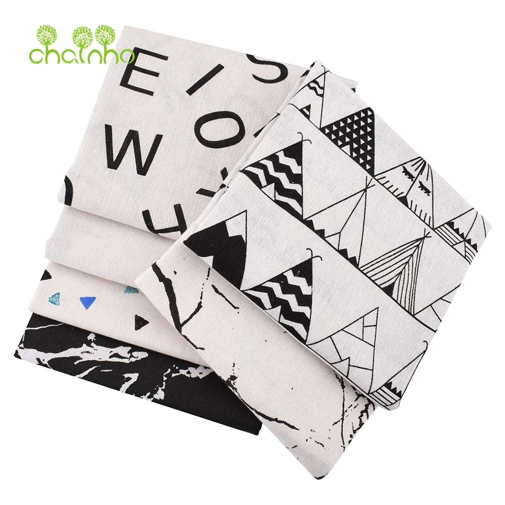 Chainho,Printed Cotton Linen F - Sewing Geotextile Fabric recension och pris