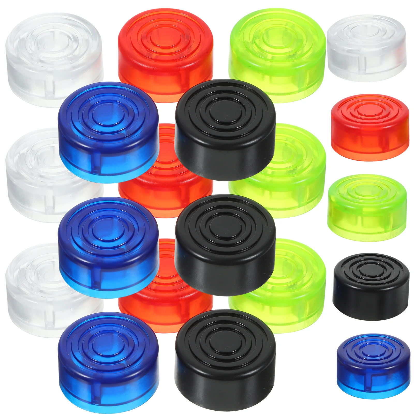 

20 Pcs Electric Guitar Pedal Cap Effect Footswitch Topper Button Toppers Buttons Knob Caps Spikes