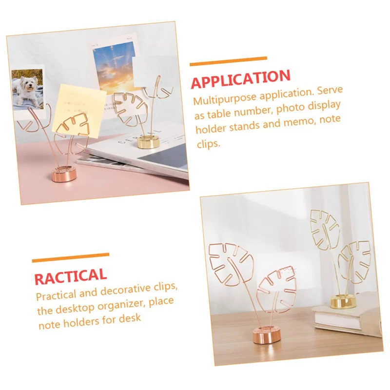 ABTS-Note Folder Memo Table Holders Table Sign Hawaii Decor Paper Clip Holder 2 Piece