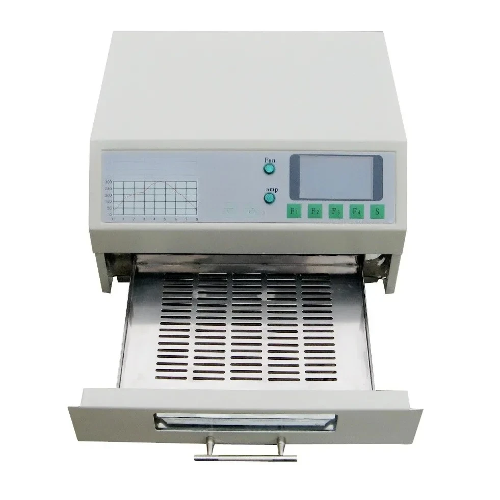 220V T-962 800W 180 x 235mm Desktop Reflow Oven  IC Heater Soldering Machine for BGA SMD SMT Rework