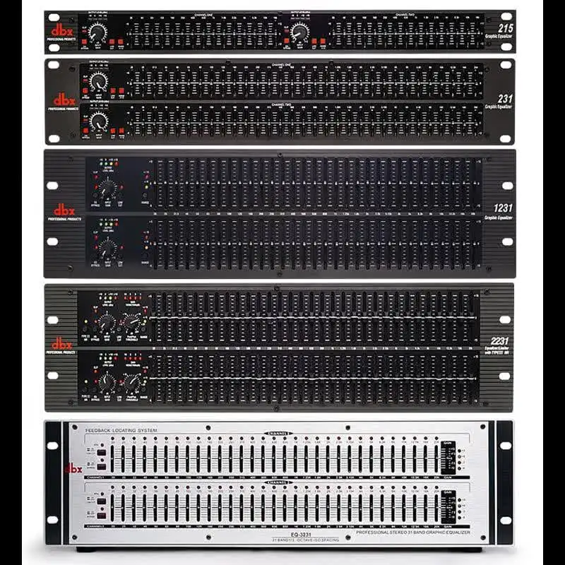 DBX2231 231s 1231 2231 3231 215グラフィックイコライザーリミッタ