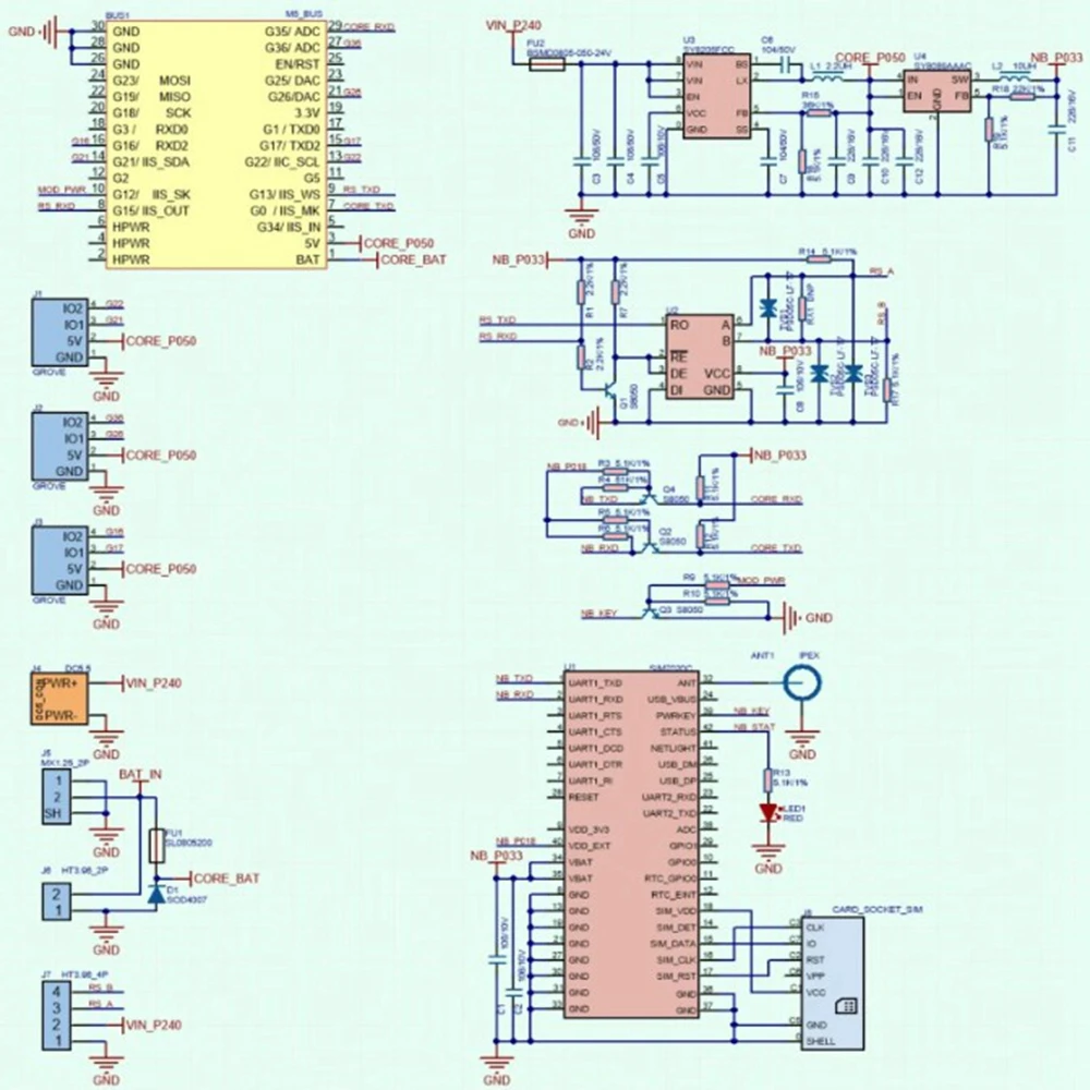 M5Stack NB-IoT Programmable IoT controller ESP32 SIM7020C Cat-NB