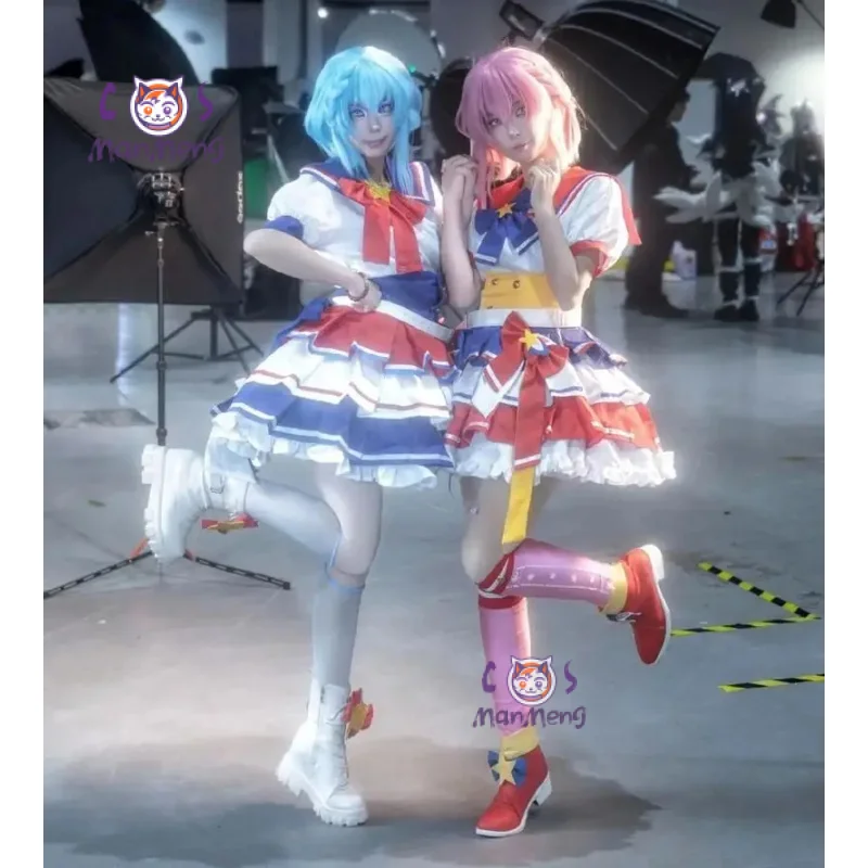 

Dorothy West Leona West ‌ Anime Pripara Cosplay Costume Women's Man Halloween Sweet JK Dress Uniform Props Tie Full Set Unifor