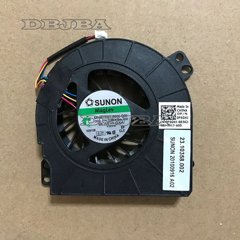 مروحة تبريد وحدة المعالجة المركزية للكمبيوتر المحمول Dell Latitude MF60120V1-B000-G99 23.10358.002 01DMD6 1DMD6 TA002-09001 K9A150 DFS531205HC0T F9K6