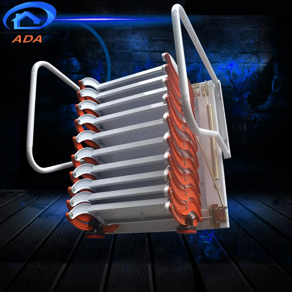 

Professional 3m Wall Ladder Indoor Attic Access Ceiling Hatch Aluminium Telescopic Ladder