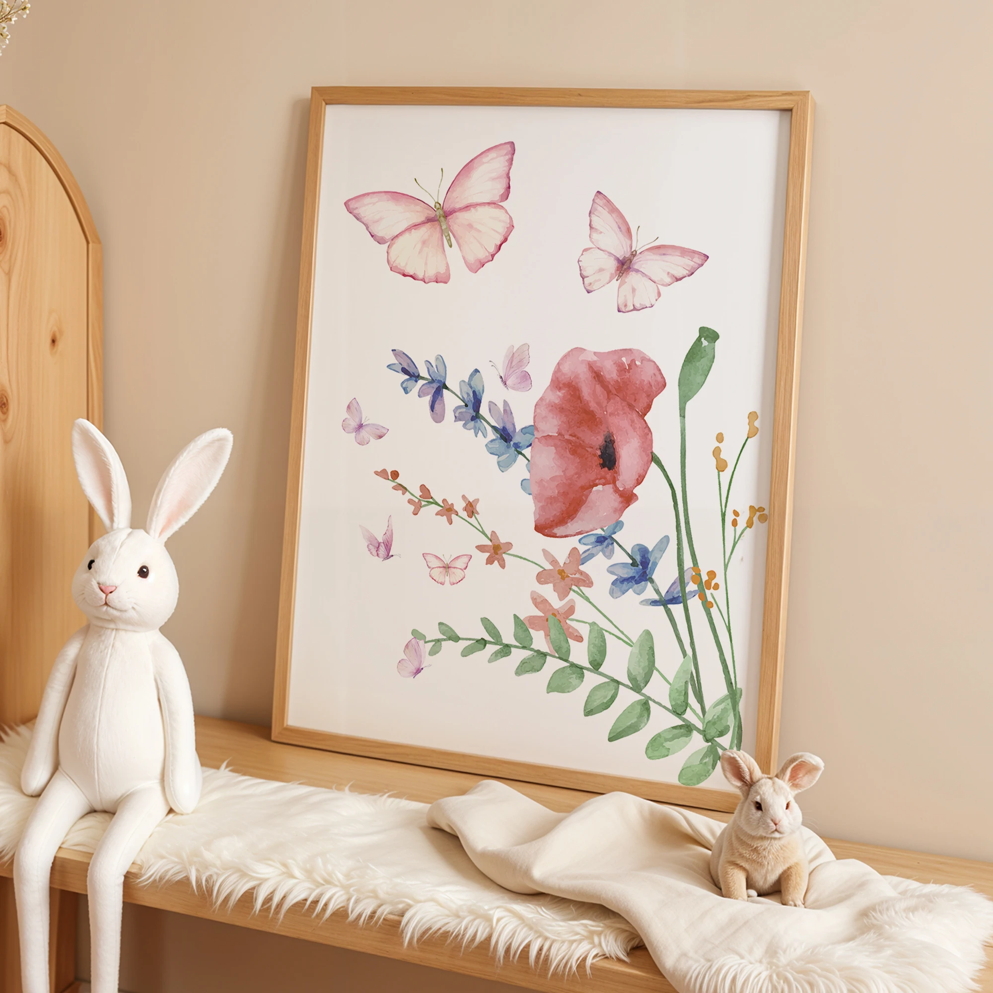 3pcs 개인화 된 사용자 정의 이름 만화 꽃 벽 아트 - Home Decor Flowers 리뷰 및 가격