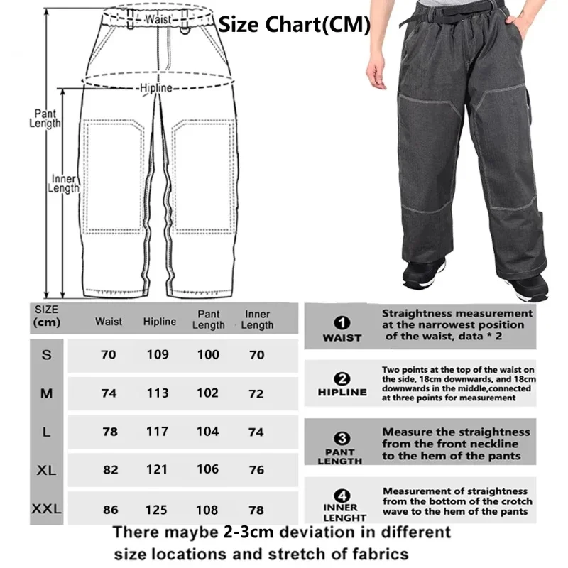 الذكور الإناث على الجليد السراويل النساء رجل دافئ تزلج بانت الرياضة في الهواء الطلق الكبار التزلج السراويل يندبروف مقاوم للماء الملابس المتينة #6