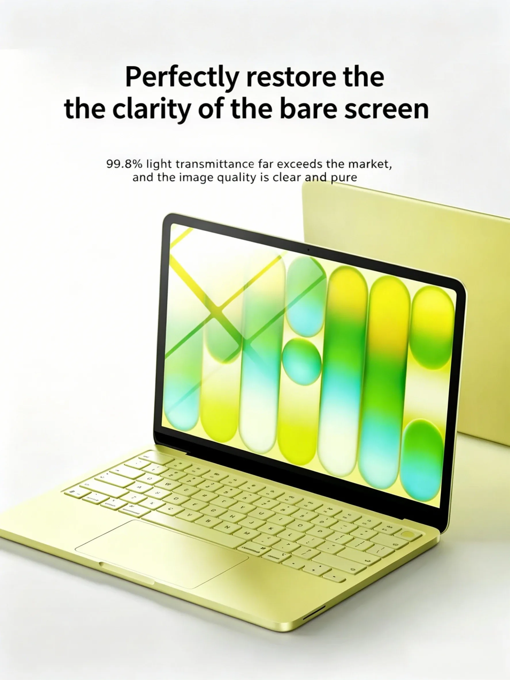 Folia ochronna na ekran do MacBooka Neo 13 cali A18 Pro z 2026 roku, magnetyczna, antyrefleksyjna, blokująca niebieskie światło, bez pęcherzyków powietrza, łatwa w montażu, usuwalna, A3404 M5 — zdjęcie produktu 5