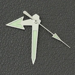 Silvery NH35 Watch Hands C3 Super Green Luminous Watch Pointer For NH35 NH36 Movement Diver Watch Replacement Part High Quality