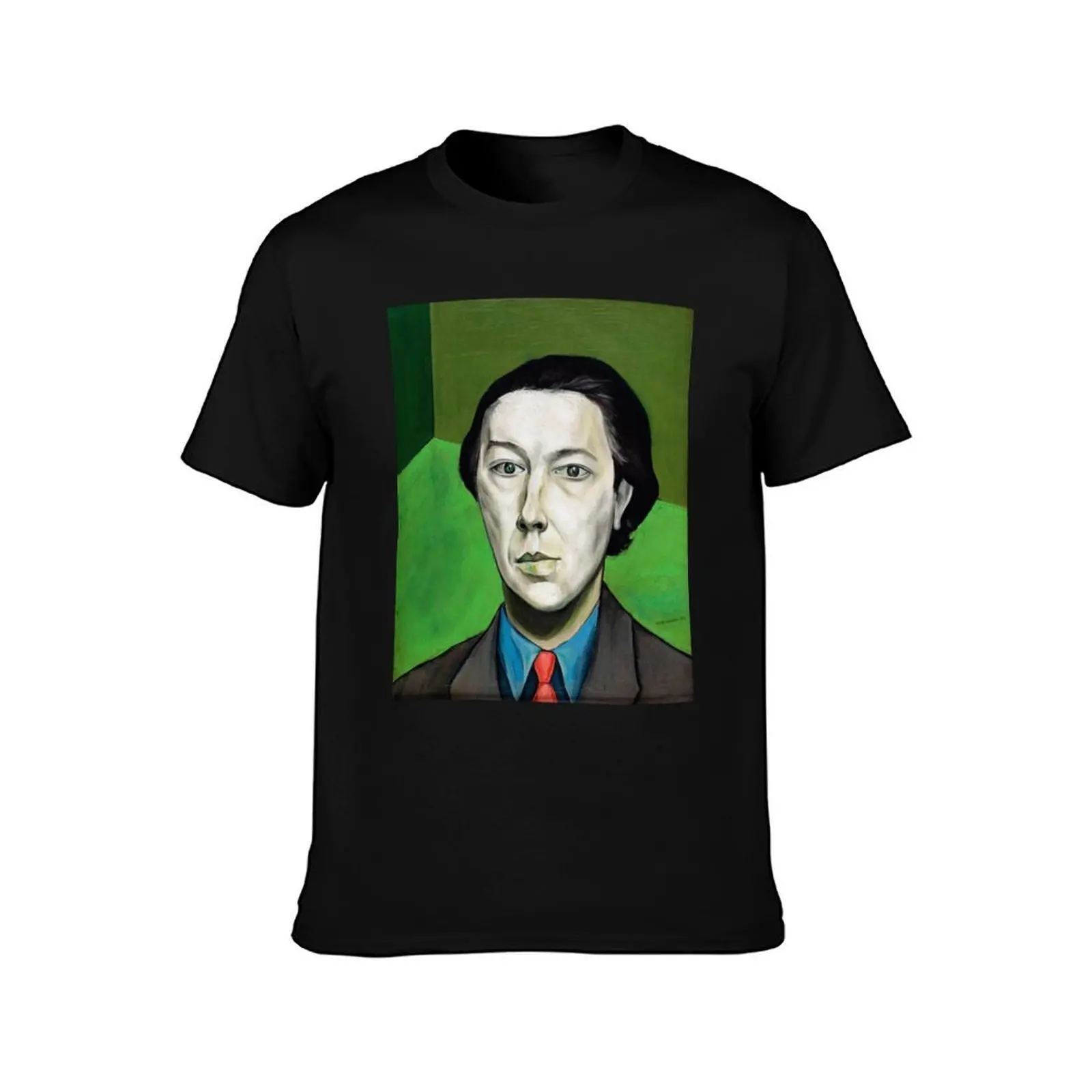 Victor Brauner 10 green money T-Shirt, Summer Casual Cotton Tee, Oversized Streetwear Tops, Vintage Graphic Print, 100% Cotton