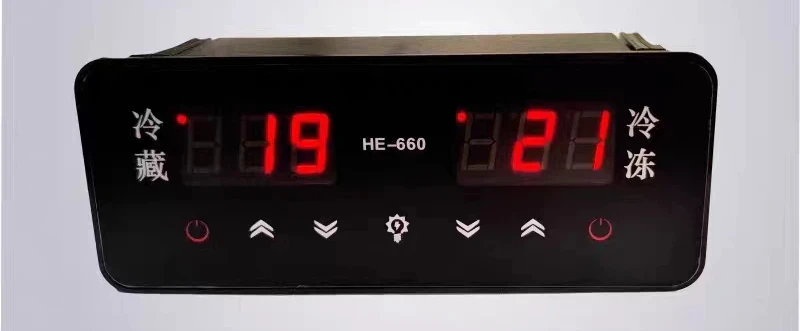 Dual Temperature Dual Control Refrigerator Refrigeration and Freezing Dual Temperature Controller Dual Probe Temperature HE-660