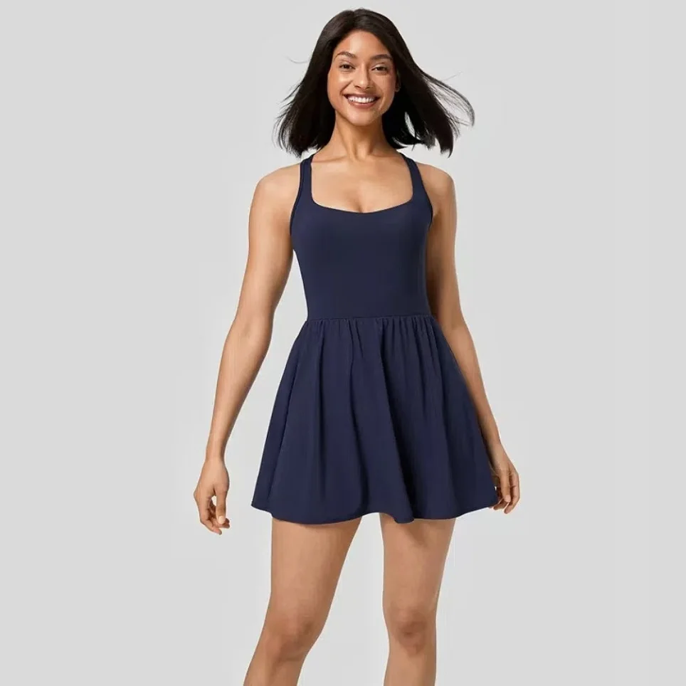 

Women's Sleeveless Tennis Style activewear Dress