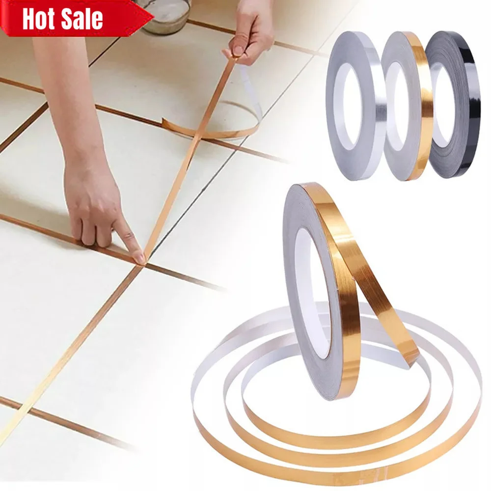 

Self Adhesive Tile Gap Tape Floor Edging Strip Ceiling Waterproof Decorative Sealing Wall Sticker Home Decor Beauty Seam Decal