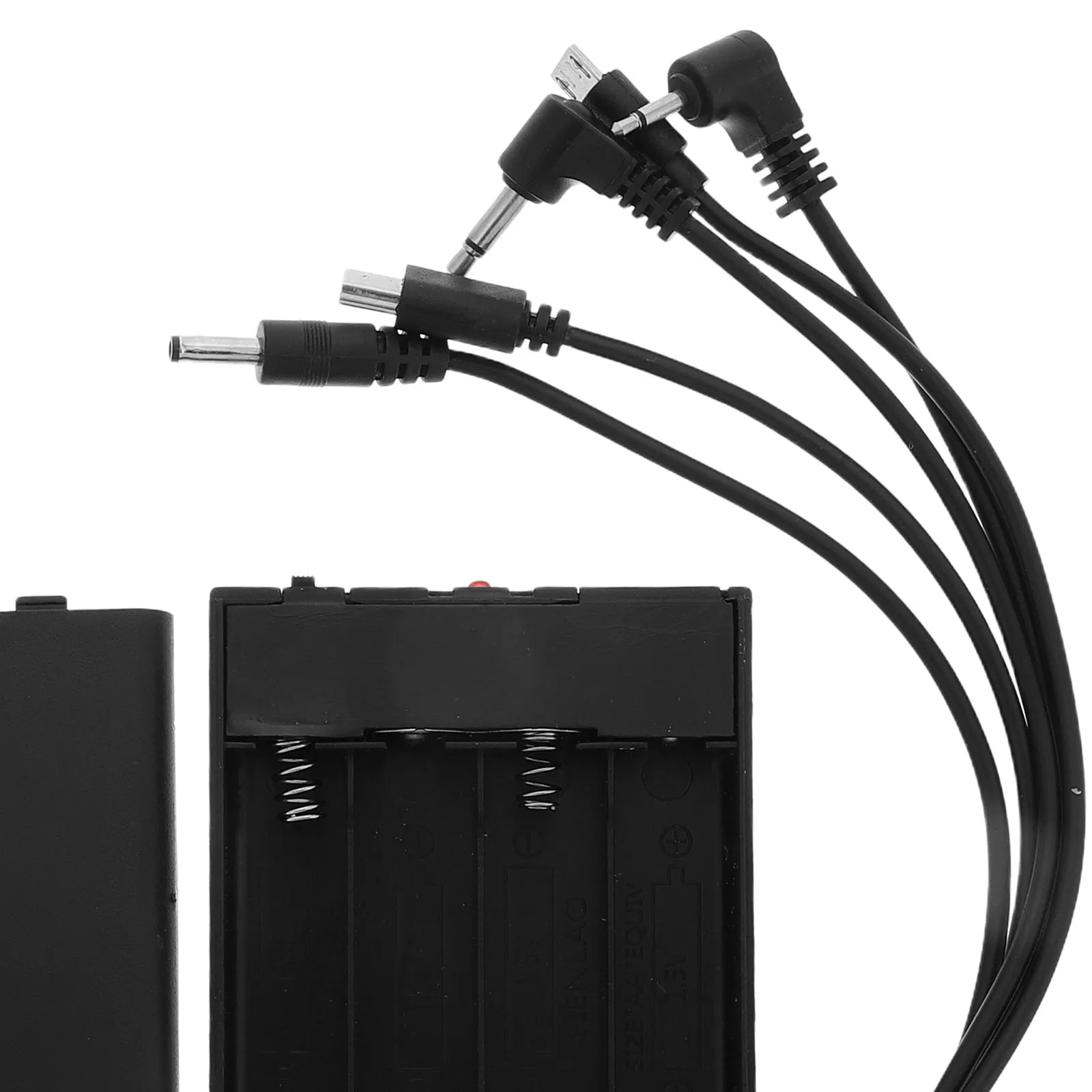 Black Emergency Battery Pack Portable External Power Box Safe Box Multi-Jack Dc Power Supply Backup Battery for Electronic Locks