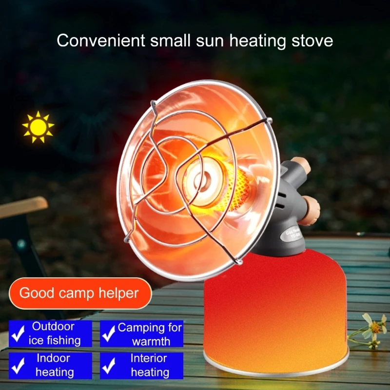 Electric Space Air Warmer Suit Safety Energy-saving Heaters Camp Tent Heaters for Various Gas Tanks In Cold Weather