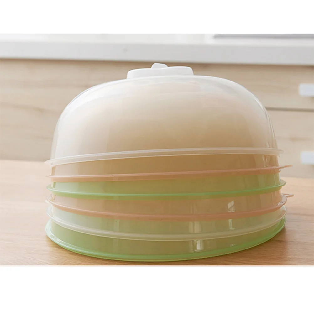 

Food Cover Tent Large Transparent Premium Pp Material Microwave-Safe Fit Most Plates Bowls Platters Kitchen
