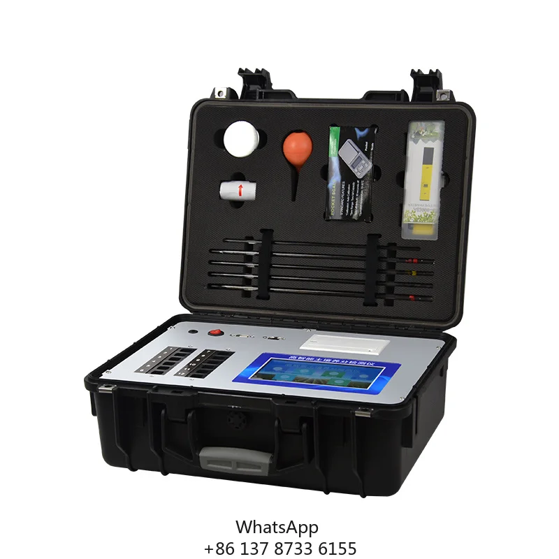 Soil Nutrient Kit Testing Equipment Tester NPK Analyzer Test Detector Meter Measuring Analyzer Machine
