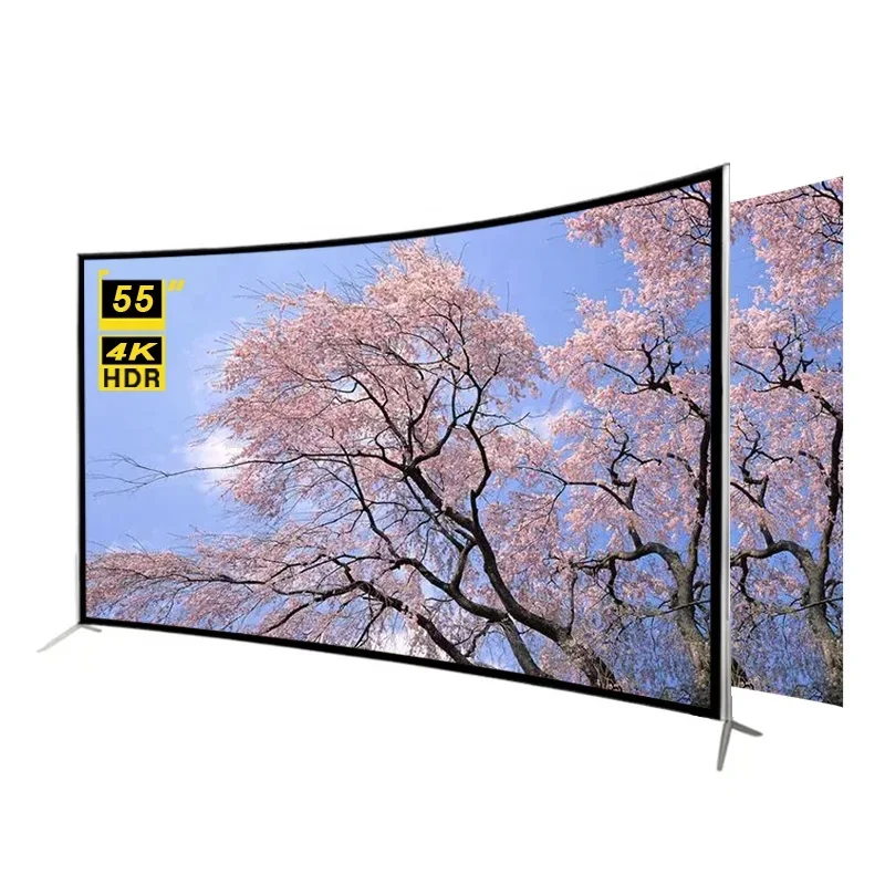 

STLF Advanced Advanced Customization STLF ZJW Manufacturer LED Television 55 Inch Curved Tv 4K UHD LED Smart Television