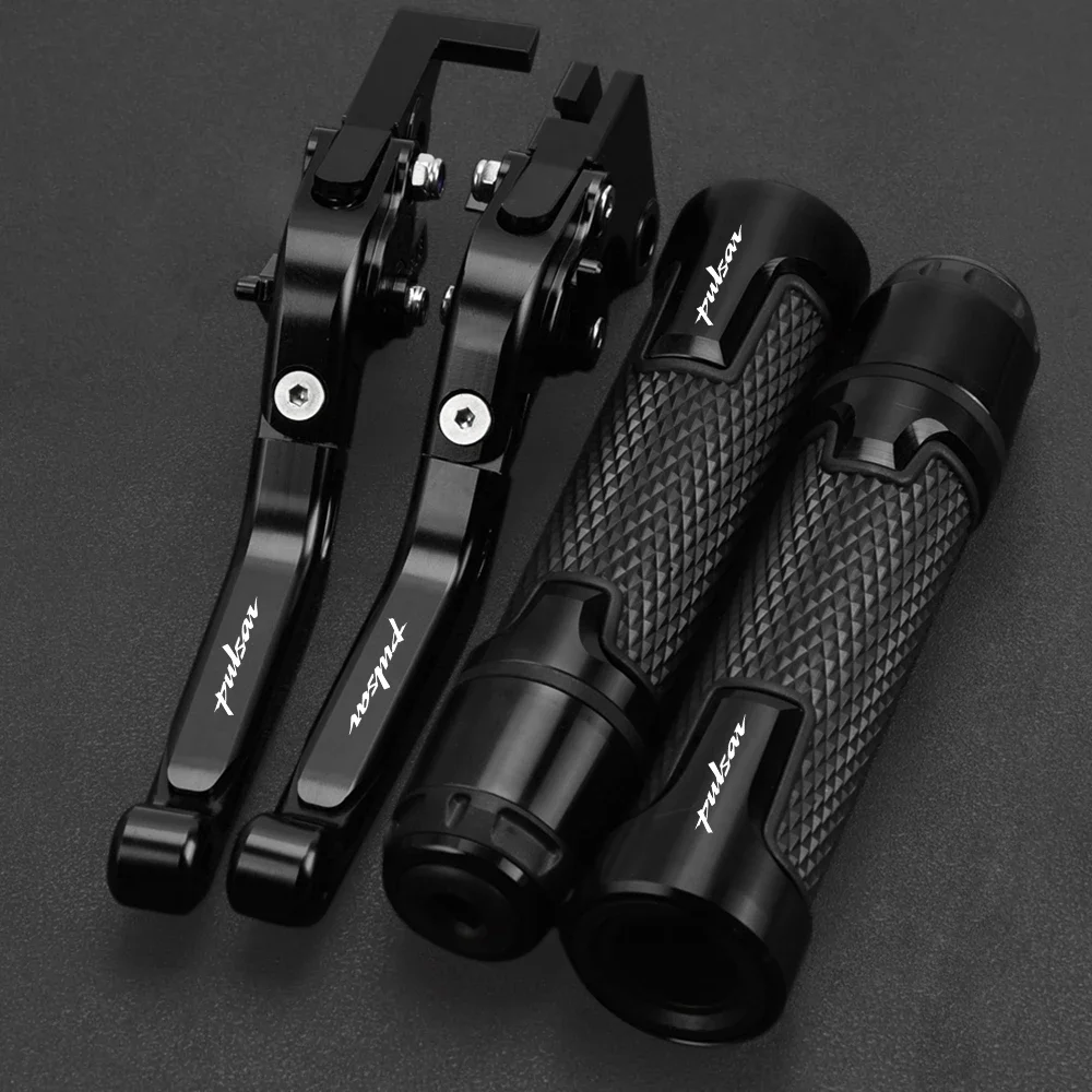 

For Bajaj Pulsar 200 NS/200 RS/200 AS All Years 2015-2024 Motorcycle Accessories Adjustable Brake Clutch Levers Handlebar grips