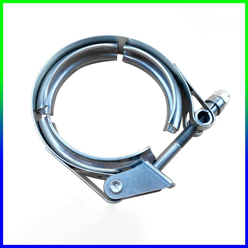 Stainless Steel 304 Quick Release V Band Clamp With Male Female Flange Exhaust Pipe Clamp Kit 1.5 Inch-6 Inch 38mm-152mm for Car