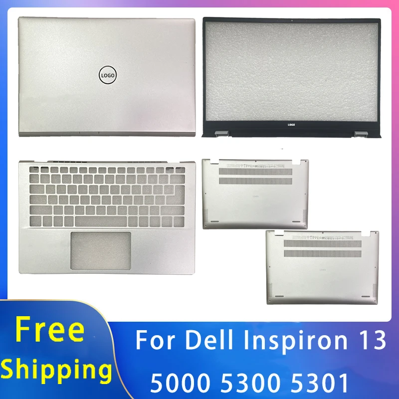 New For DELL Inspiron 13 5000 5300 5301 2020 Replacemen Laptop Accessories Lcd Back Cover//Palmrest/Bottom With LOGO 0TGC80