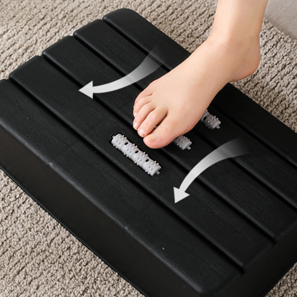 

Premium Non-Slip Footrest Ergonomic Office Home Roller Foot Stool Under Desk Pedal Strong Bearing Capacity Multi-Use
